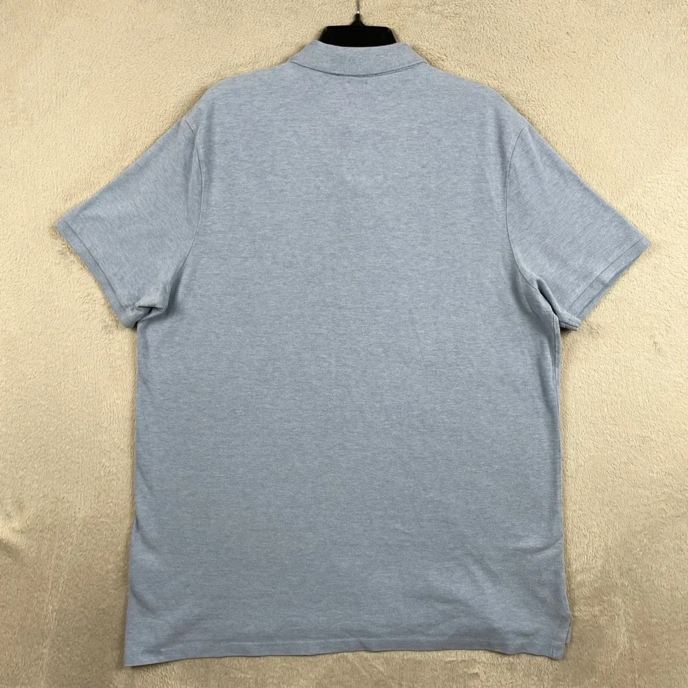 Polo Ralph Lauren Shirt Mens XL Blue Black Pony Classic Fit Short Sleeve Office